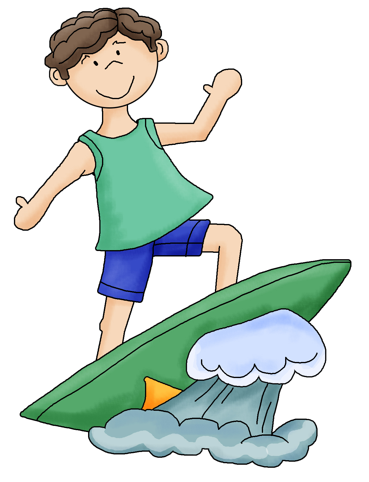 free clip art surf cartoon - photo #25